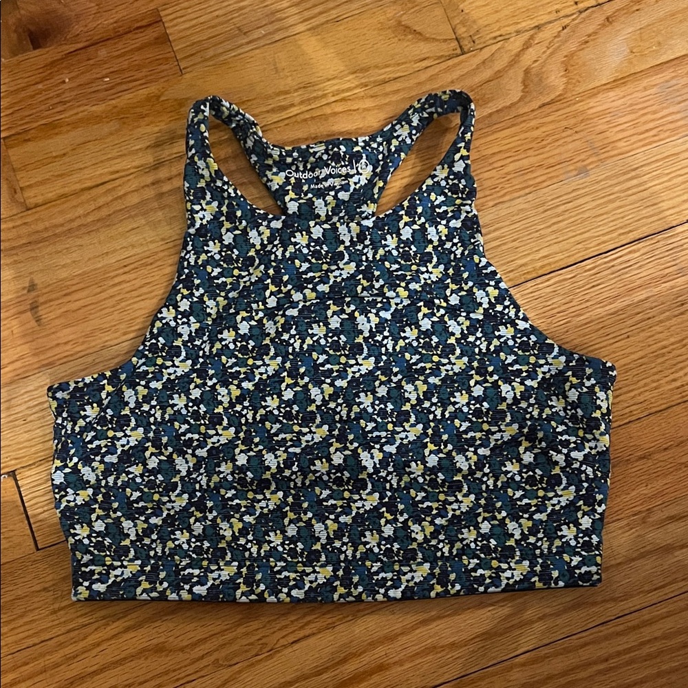 Outdoor Voices Floral Sports Bra